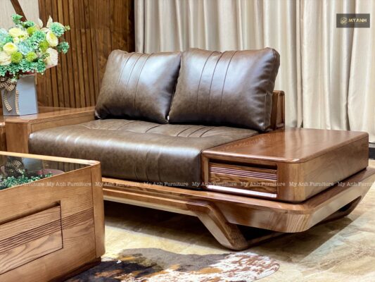 Tổng hợp các mẫu bàn ghế Sofa gỗ sồi đẹp nhất